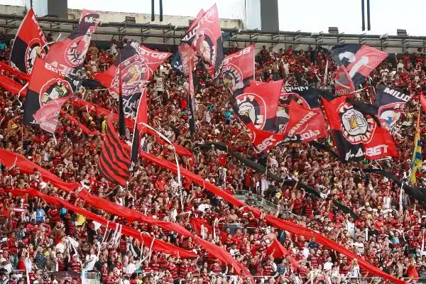 Hinchada del fluminense en el Maracaná