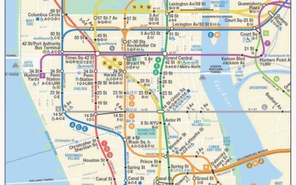 mapa metro Nueva York