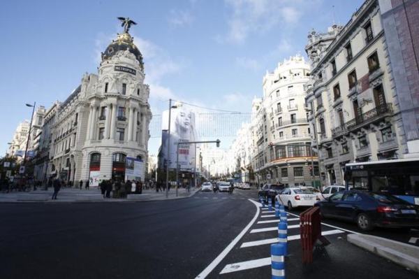 Gran Vía ruta de Madrid en un día