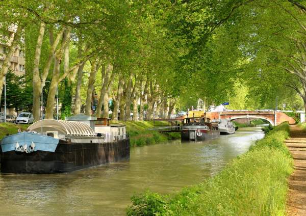 Canal du Midi uno de los lugares que ver en Toulouse