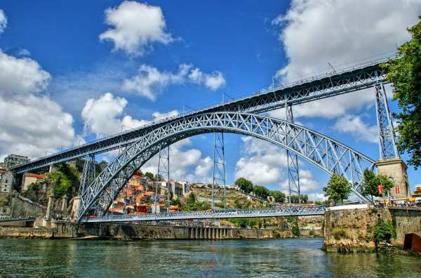 Puente I Luis uno de los iconos de Oporto