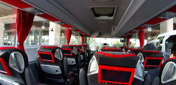 Autobús la opción más barata para ir de Esmirna a Pamukkale