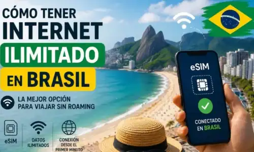 esim para viajar a Brasil, fondo de paisaje brasilero